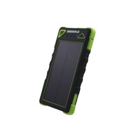 Weatherproof Power Bank with Solar Recharging 8000mAh Li-po Battery