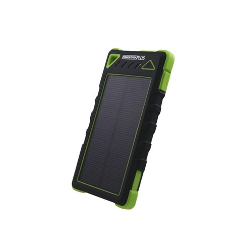 Weatherproof Power Bank with Solar Recharging 8000mAh Li-po Battery