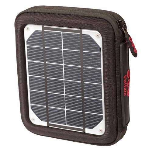 Solar Battery Charger Voltaic AMP 4W Color : Charcoal with V15 Battery - VAMP-C